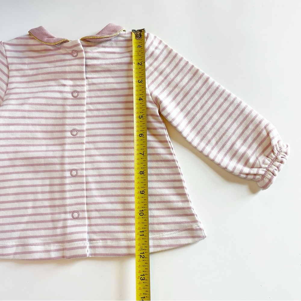 Baby Boden Bird Appliqué Longsleeve Dress | 3-6m - Picture 7 of 7